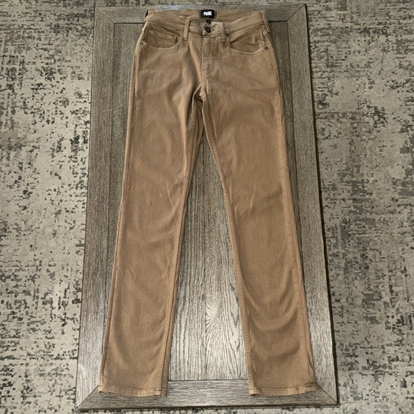 Paige Federal Slim Straight Tuscan Teak 28 - Picture 1 of 12